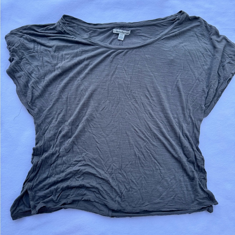 Gray mesh shirt